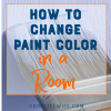 How to change paint color in a room.
