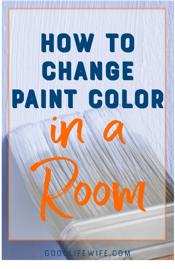 Step-by-step tutorial for changing the paint color in a room!