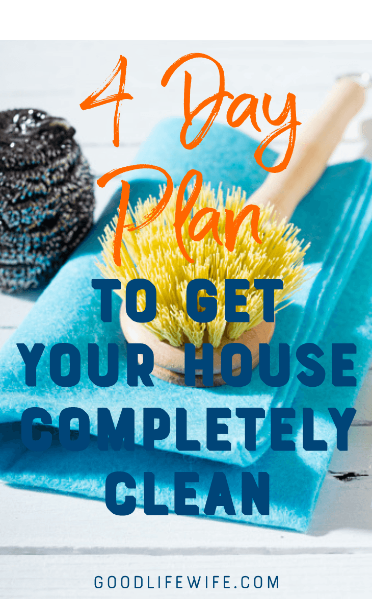 Get your free, printable Cleaning Bundle to help you stay on track after you've used this practical 4-Day Plan to Get Your House Completely Clean.