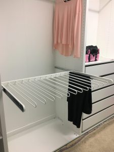 How to use Ikea PAX wardrobes, plus some crown molding and baseboard trim, to get an amazing custom look!