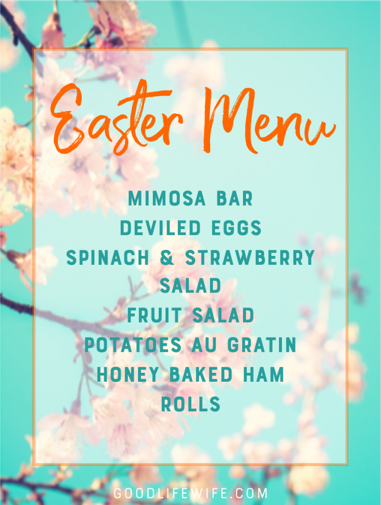 How to plan a yummy Easter brunch menu! Tips on setting a pretty table and hosting a lovely family meal.