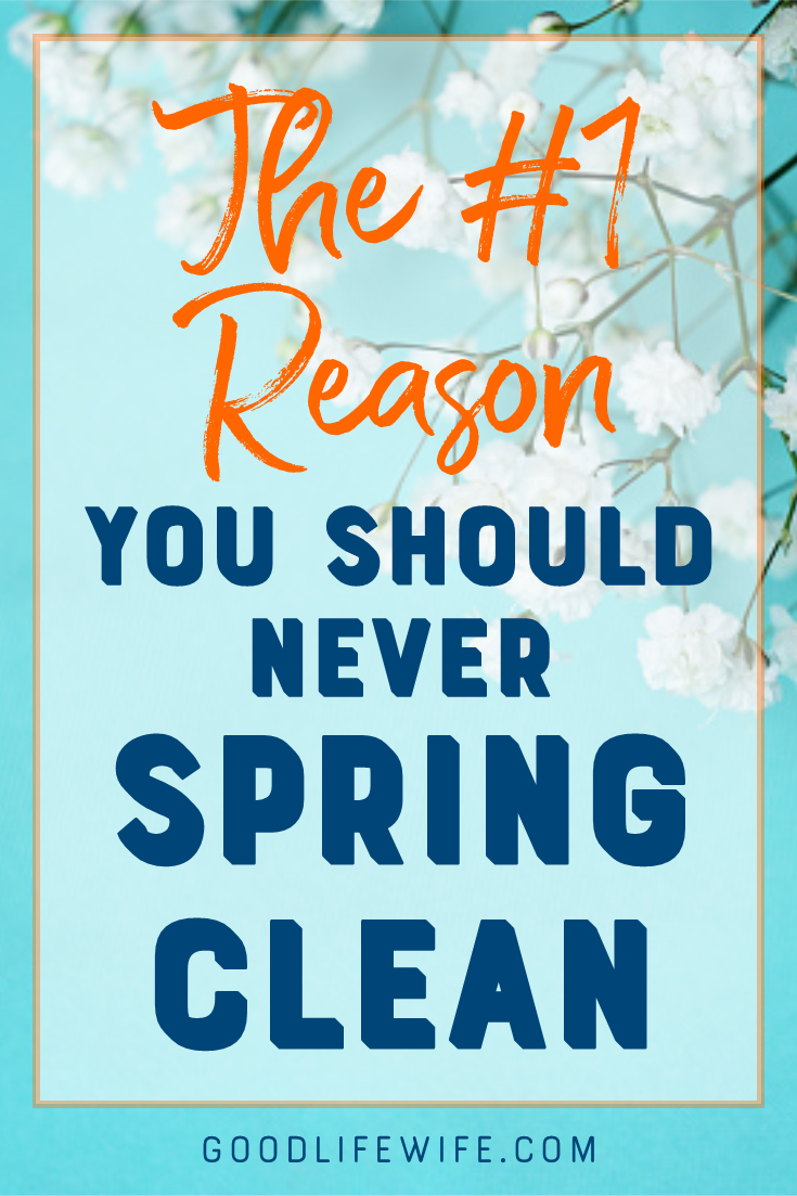 How to give up spring cleaning for good. Tips on keeping your home clean, organized and tidy every day so you don't have to spend hours at a time deep cleaning.