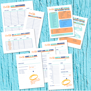 Free printables for meal planning, cleaning and budgeting!