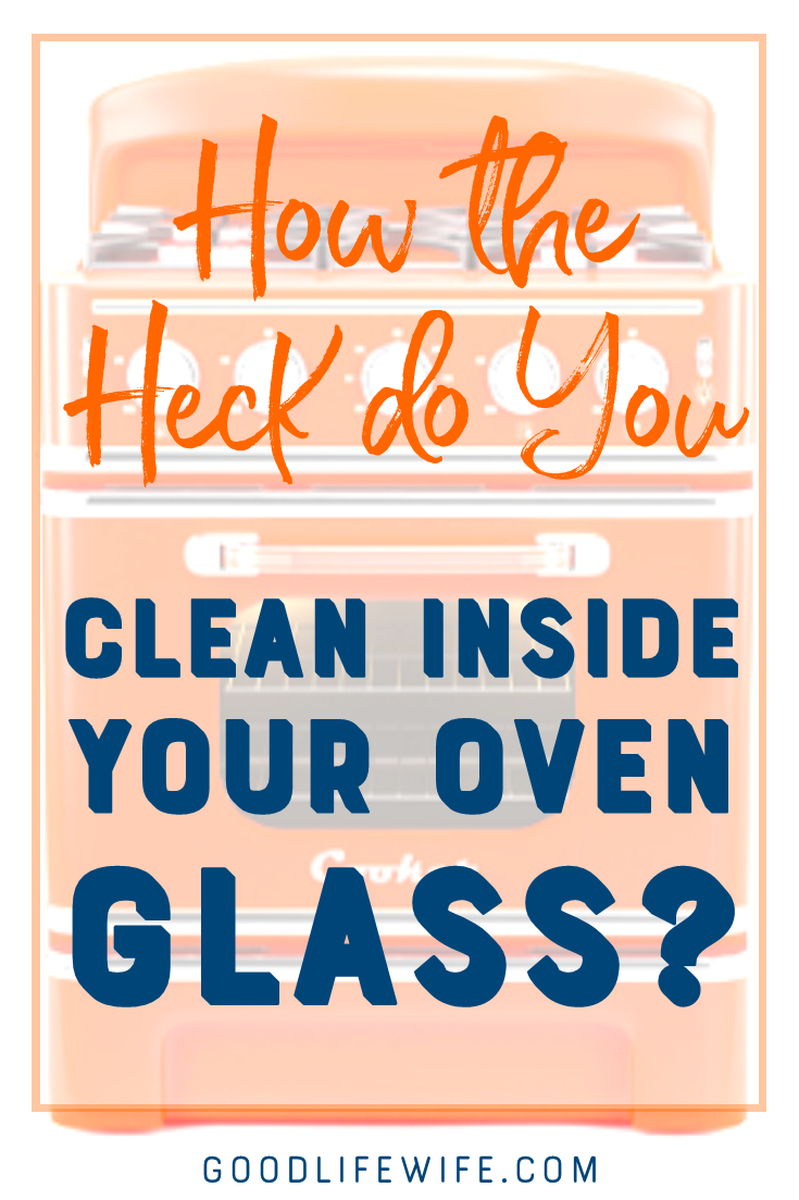 Want to know how to clean INSIDE your oven glass? Here's some tips to make it easier.