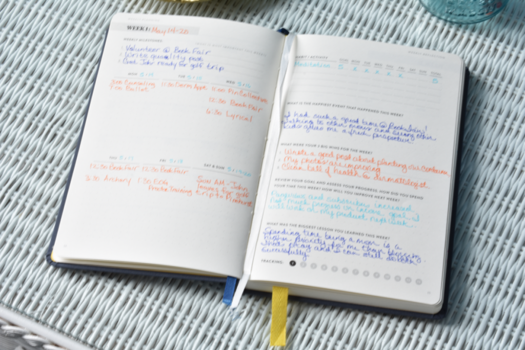 Learn how to use a planner effectively. Great tips for moms on organizing a busy life and tracking goals, projects and habits.