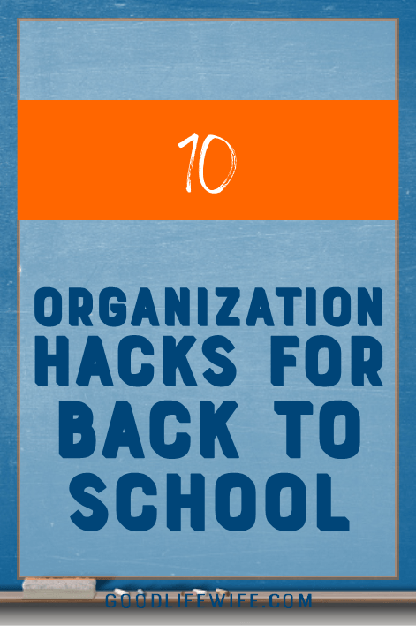 Life saving back to school organization hacks! Tips on morning routines, supplies, lunches, backpacks and clothes to make your school day run smoothly.
