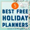 Free holiday planners put joy back into the season! Pages of printable lists and plans will help you stay organized.
