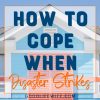 How to cope when disaster strikes. Part II in a series about my experience of living through a natural disaster and how to cope with the aftermath.