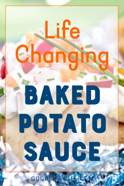 Try this easy recipe for baked potato sauce. It's so quick and delicious, it will change your life!